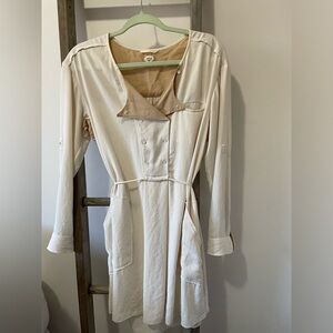 Beige Wilfred work dress- size medium
